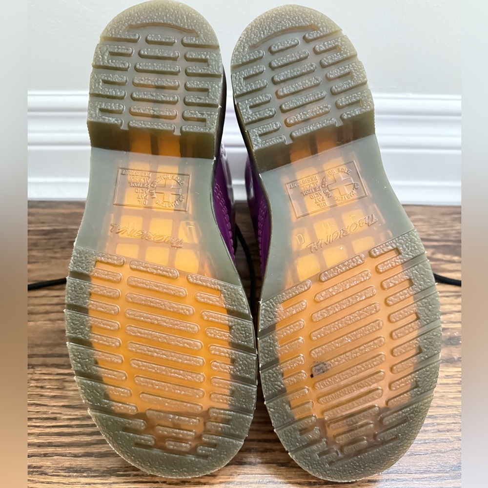Purple Dr.Martens very gently used - Picture 2 of 3
